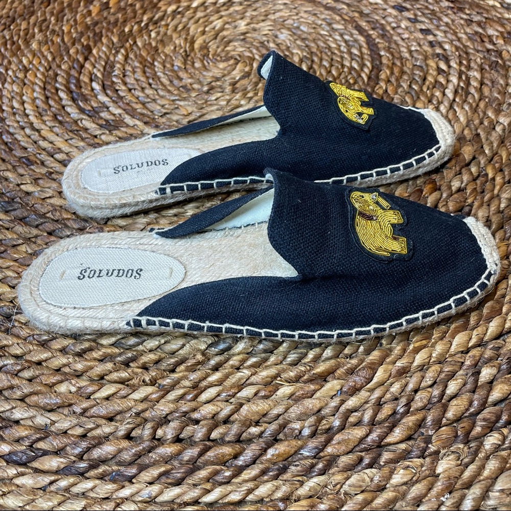 Soludos Elephant Beaded Espadrille Mules Slip-On - Picture 5 of 7